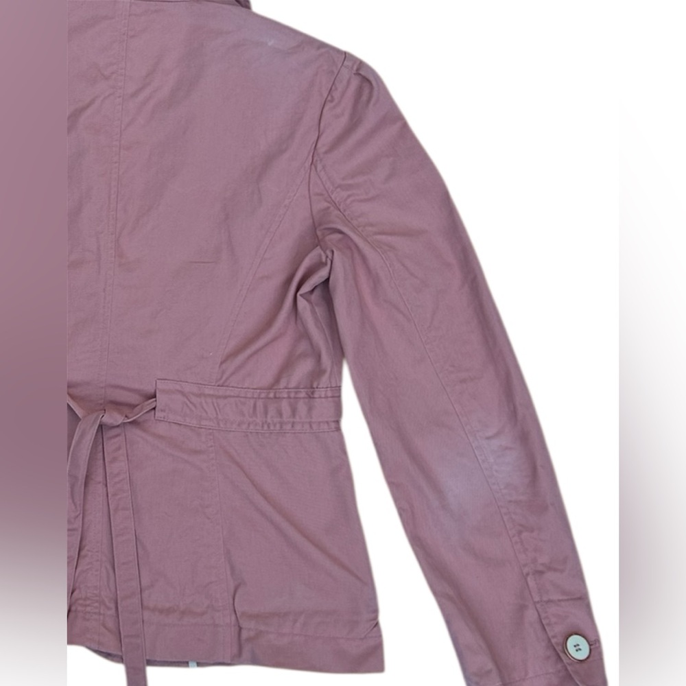 NINE WEST Women’s Button Up Cotton Canvas Utility Jacket Size: M - Picture 7 of 9